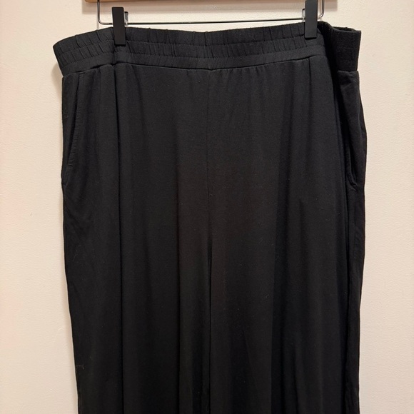 Pennington's Black Gaucho Wide Leg Pants Size 1x - Picture 4 of 9